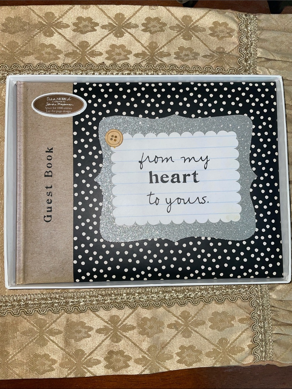 C.R. Gibson Guest Book, From My Heart To Yours by Sandra Magsamen by C.R. Gibson
